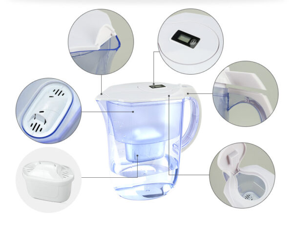 Pakketilbud - Alkaline/Hydrogen Vandkande + Vandflaske - Image 2